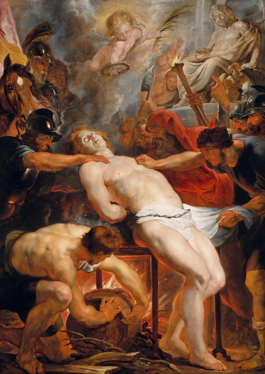 Szent Lőrinc vértanúsága alkotó: Peter Paul Rubens