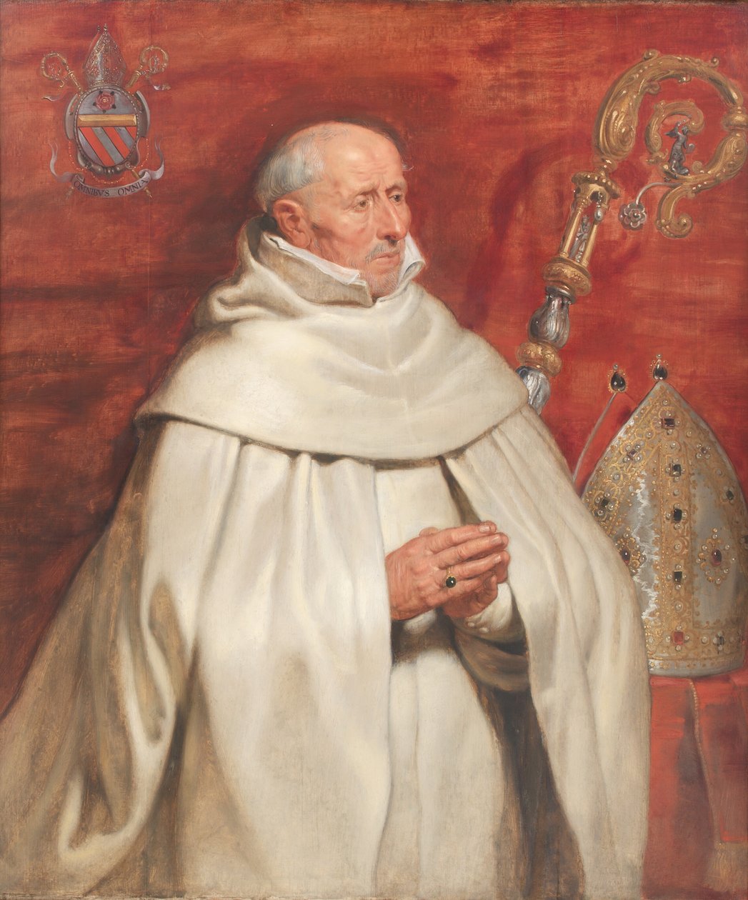 Matthaeus Yrsselius (1541-1629), az antwerpeni Sint-Michiel apátság apátja alkotó: Peter Paul Rubens