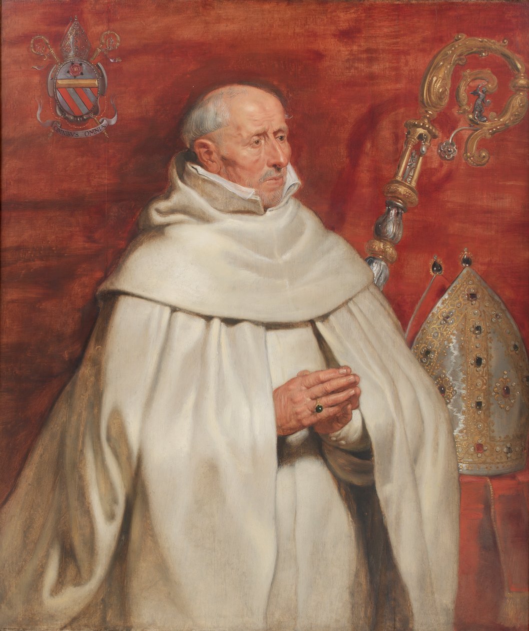 Matthaeus Yrsselius (1541-1629), az antwerpeni Sint-Michiel apátság apátja, kb. 1624 (olaj a tölgyre) alkotó: Peter Paul Rubens