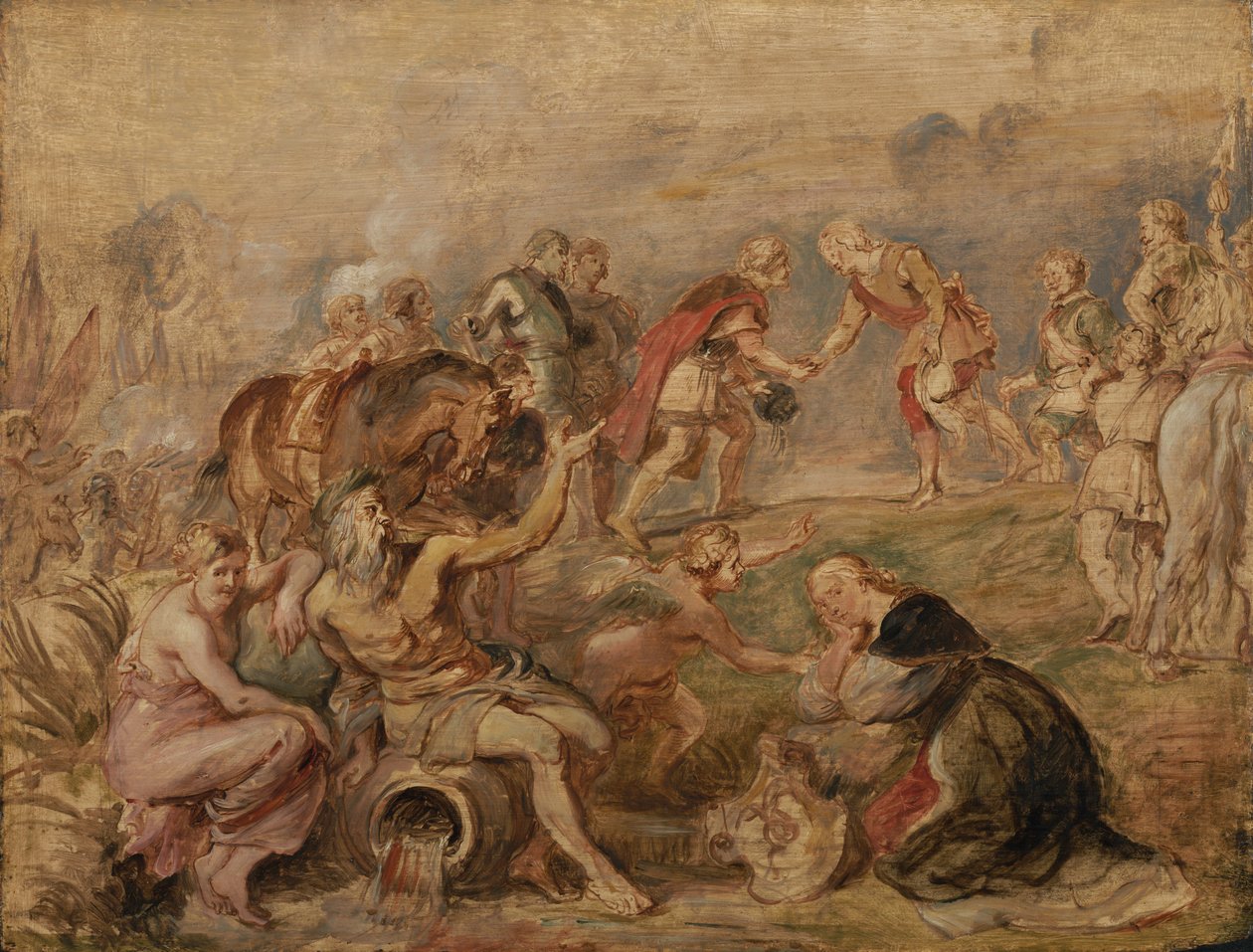 Ferdinánd magyar király és Ferdinánd spanyol bíboros-infáns találkozója Nördlingenben alkotó: Peter Paul Rubens