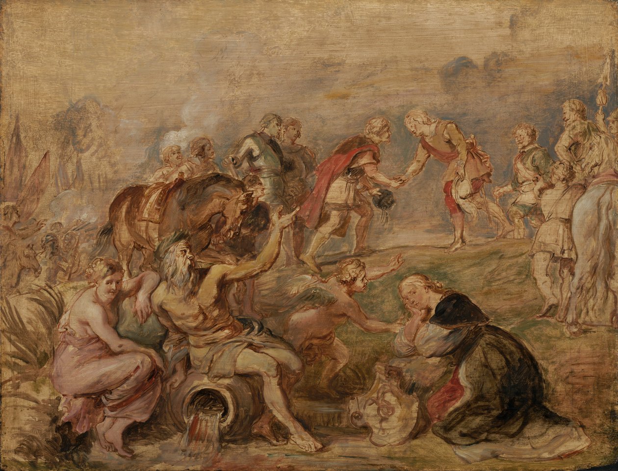 Ferdinánd magyar király és a spanyol Infante Ferdinánd bíboros találkozója Nördlingenben alkotó: Peter Paul Rubens