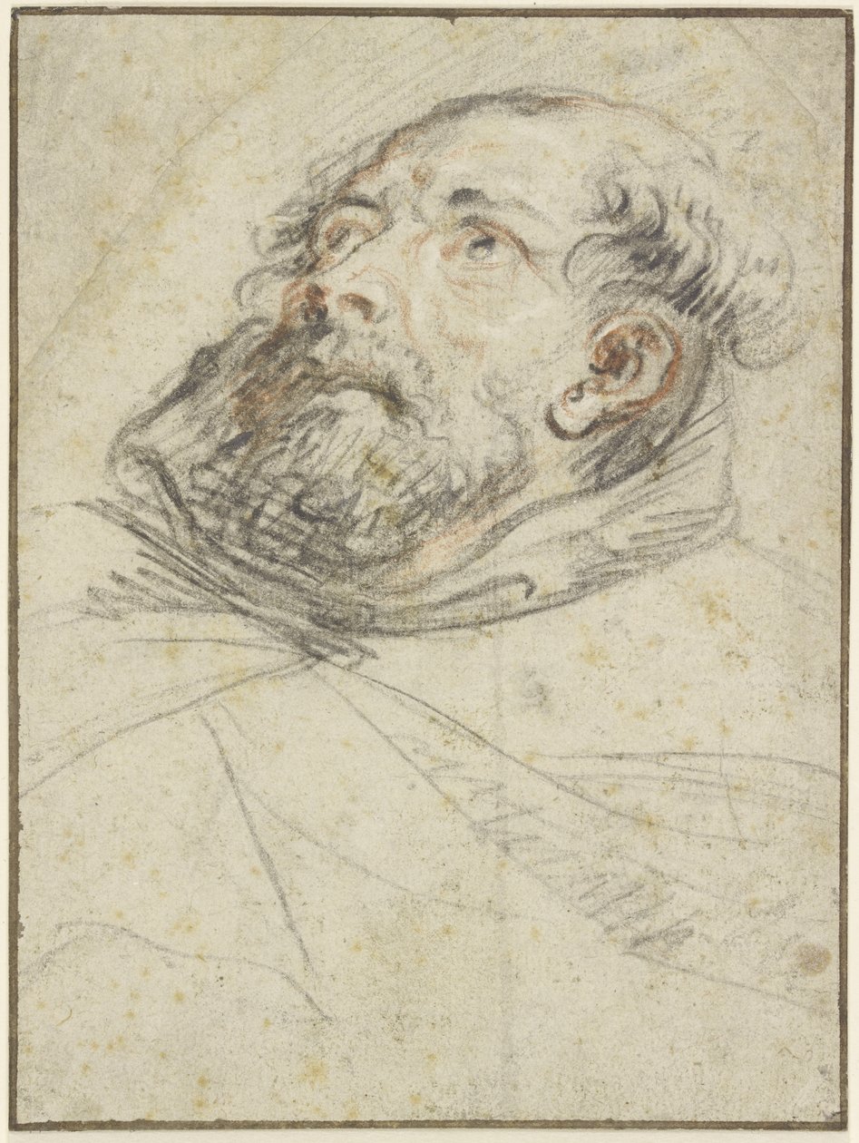 Felfelé tekintő szerzetes (Exemplum doloris) alkotó: Peter Paul Rubens