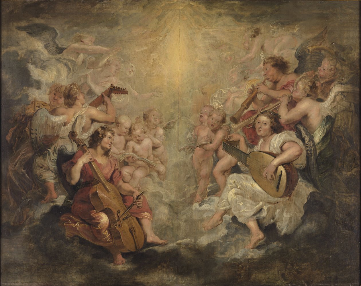 Zenealkotó angyalok alkotó: Peter Paul Rubens