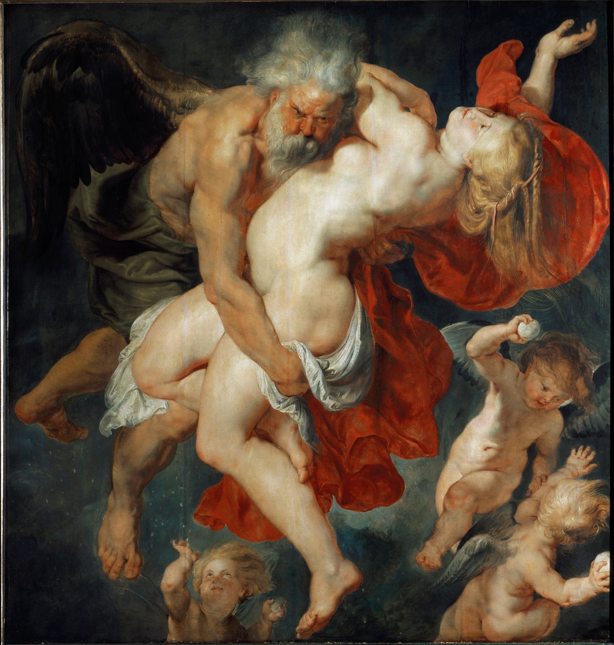 Orithye-t, az athéni hercegnőt leveszi Boree (Festmény alkotó: Peter Paul Rubens
