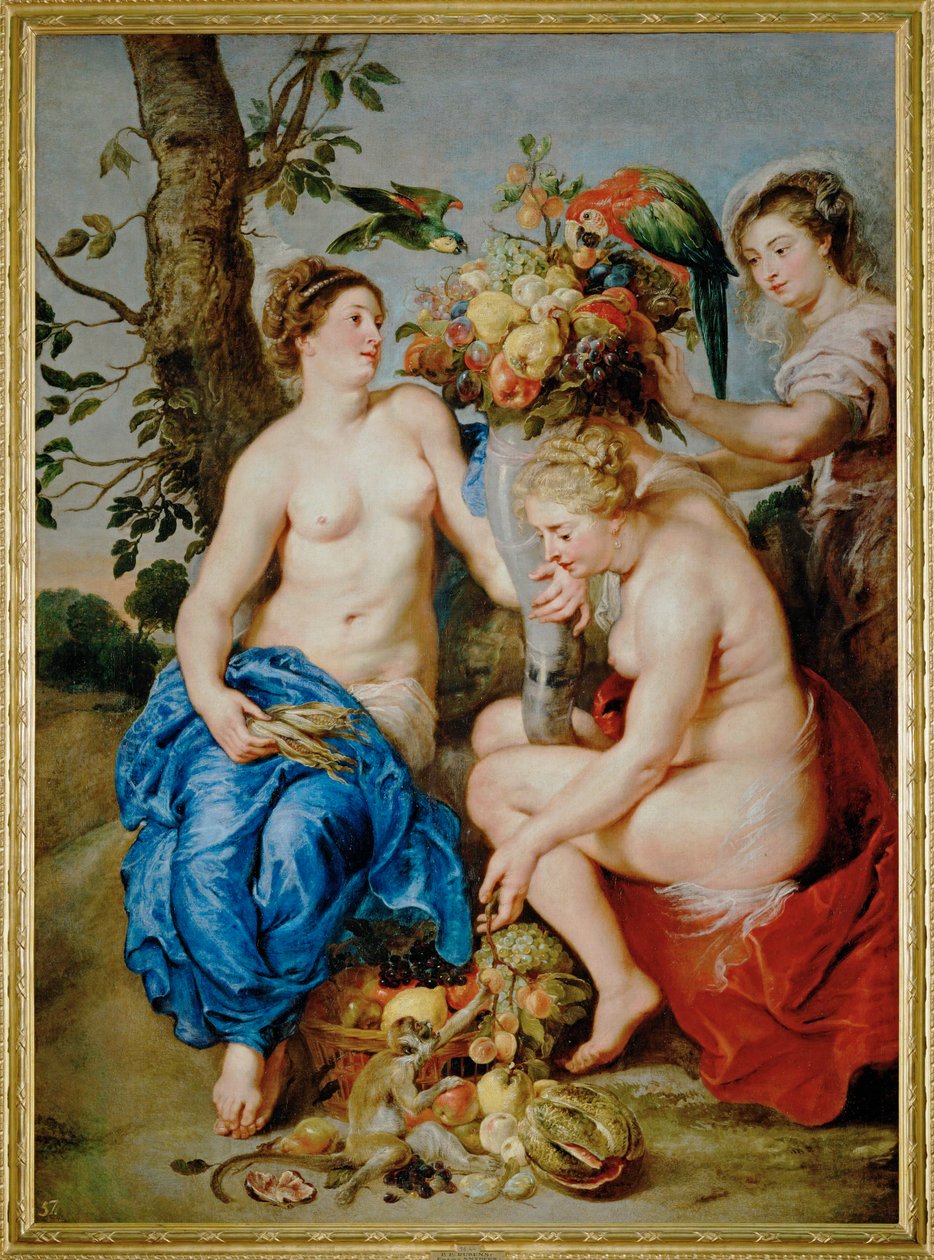 P. P. Rubens és Frans Snyders (festmény, vászon) alkotó: Peter Paul Rubens