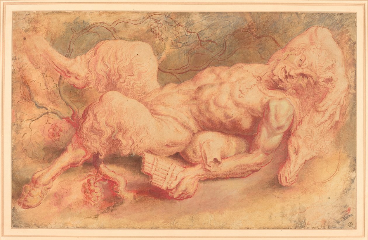 Pan fekvő, esetleg c. 1610. alkotó: Peter Paul Rubens