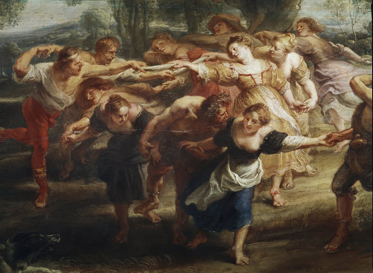 Paraszttánc, részlet (olaj, vászon alkotó: Peter Paul Rubens