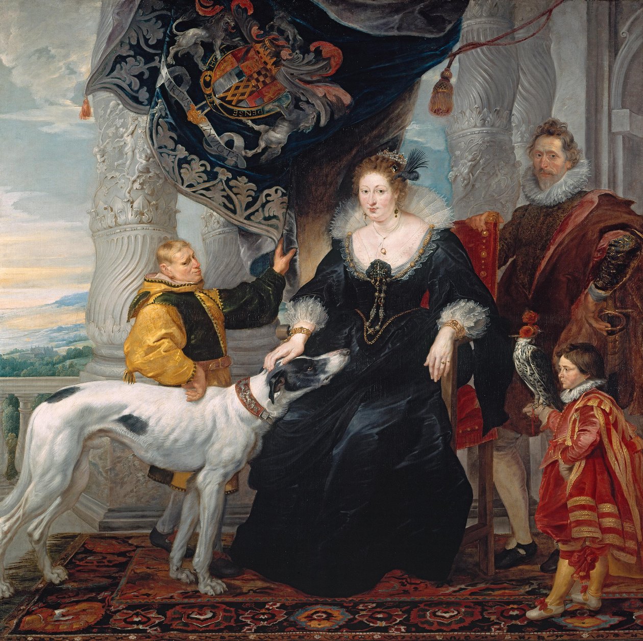 Aletheia Talbot, Arundel grófnőjének portréja alkotó: Peter Paul Rubens