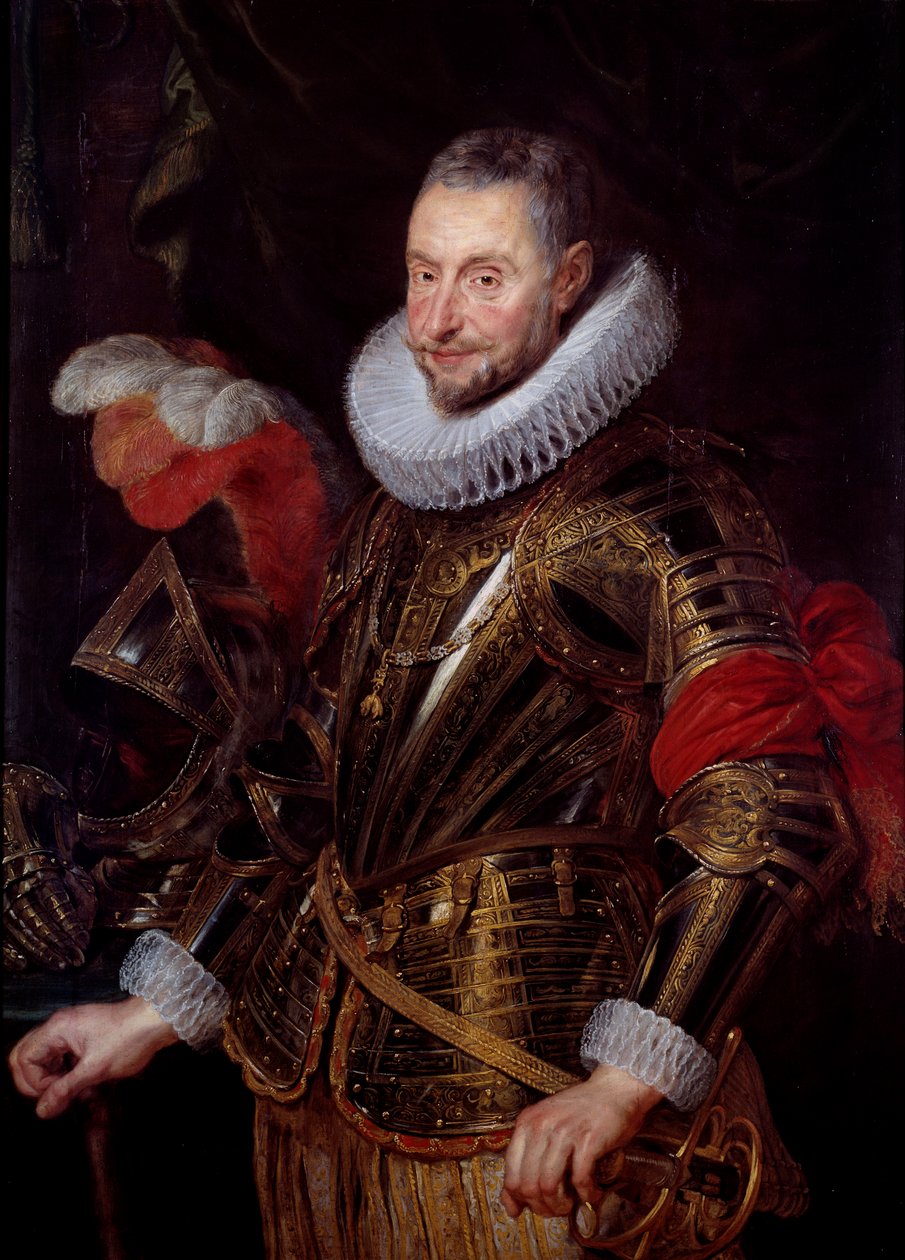 Ambrose Spinola (1569-1630) portréja Sesto márki és Venafro Aranygyapjú lovagja Peter Paul (Pierre-Paul) Rubens (vagy Peter Paul vagy Petrus Paulus) festménye (1577-1640) 17. századi Prága, Nemzeti Galéria - Portré Ambrose Spinola (1 alkotó: Peter Paul Rubens