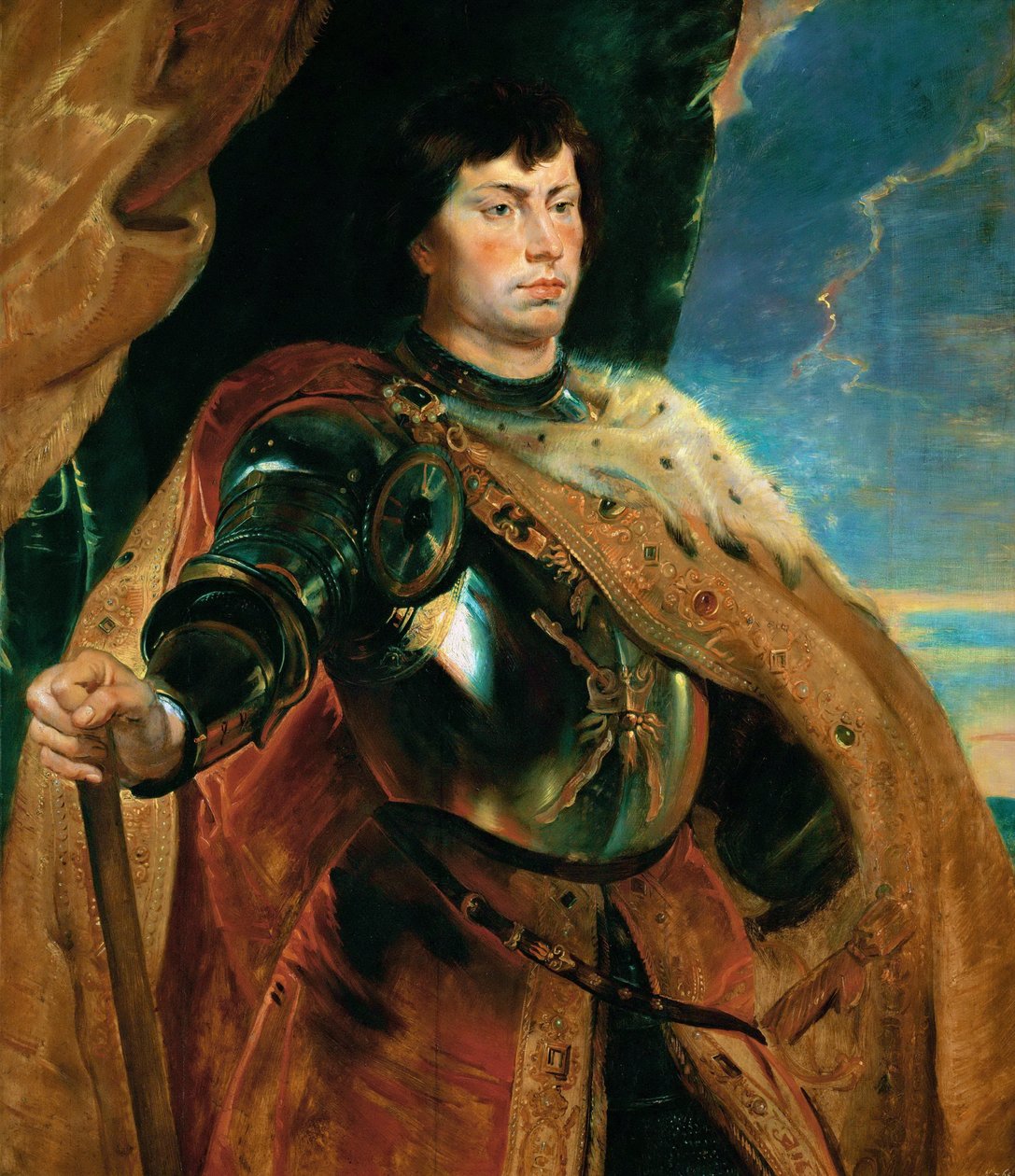 Temerary Károly portréja alkotó: Peter Paul Rubens