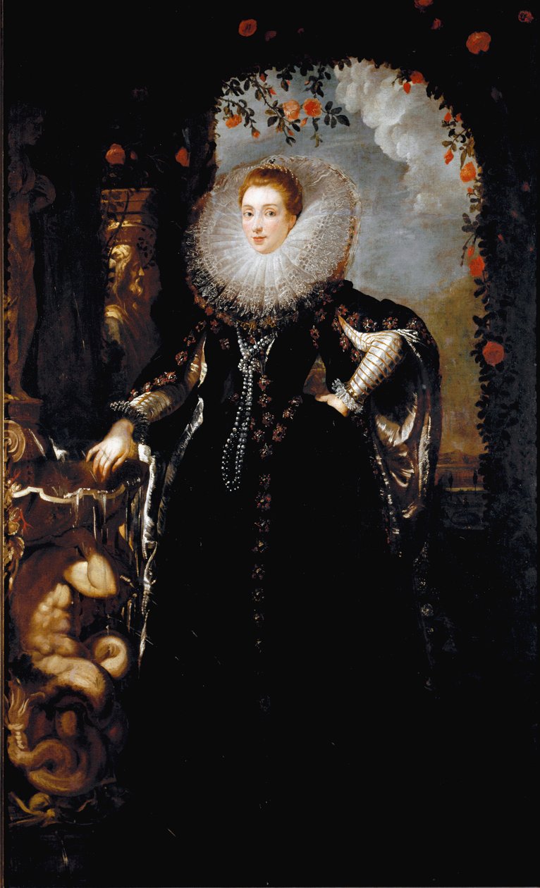 Giovanna Spinola Pavese portréja (olaj, vászon alkotó: Peter Paul Rubens
