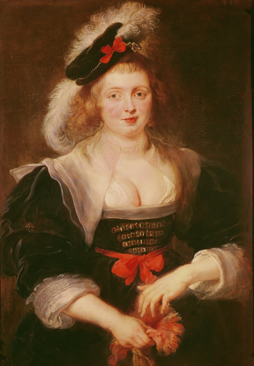 Helene Fourment portréja kesztyűvel, 1632 körül (olaj, tábla) alkotó: Peter Paul Rubens