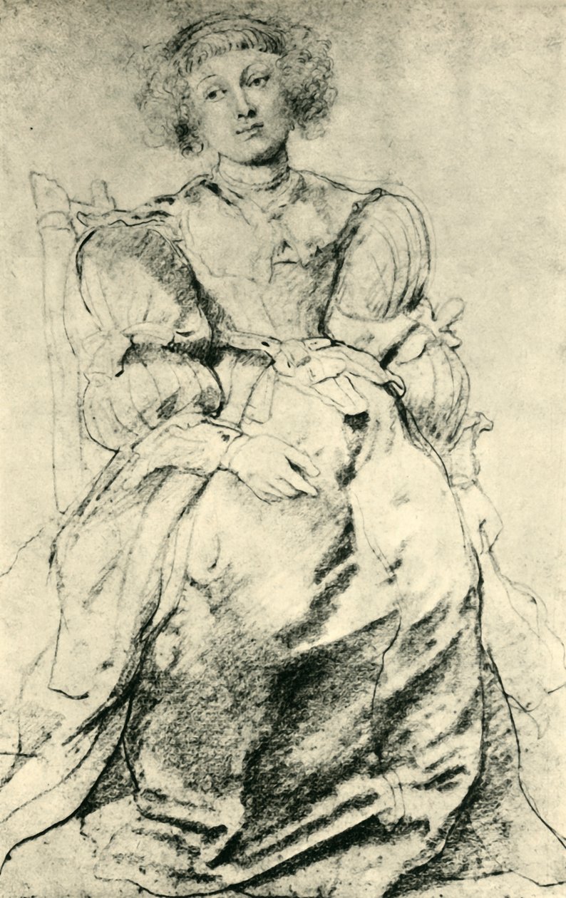 Hélène Fourment portréja, 1630-1631, 1943. alkotó: Peter Paul Rubens
