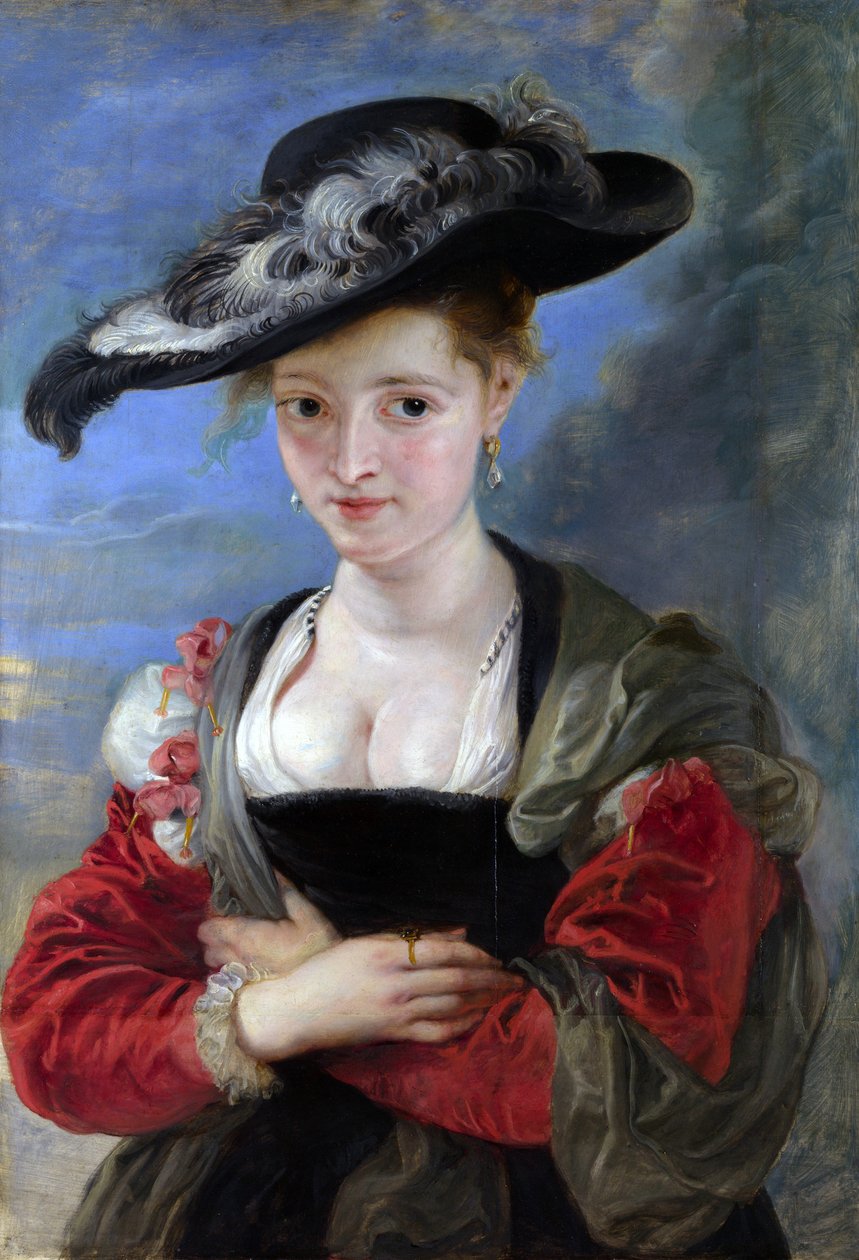Susanna Lunden (?) portréja (A szalmakalap) 1622-1625 körül (olaj, tábla) alkotó: Peter Paul Rubens