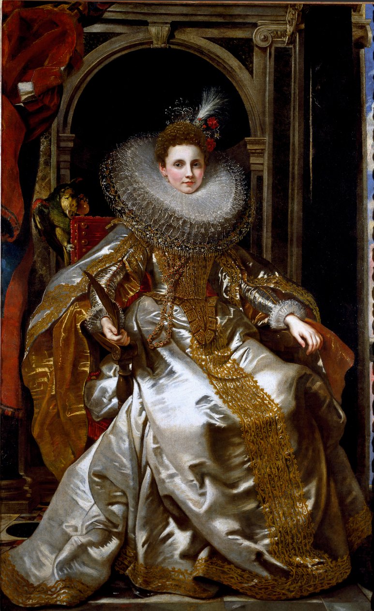 Maria Serra Pallavicino márkiné portréja (olaj, vászon alkotó: Peter Paul Rubens