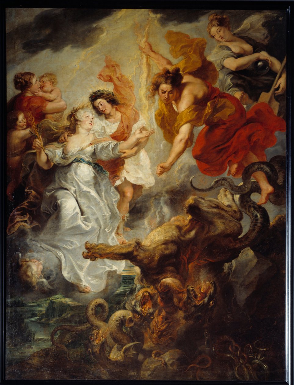 Medicis Mária királynő (1573-1642) és fia, XIII. Lajos kibékülése Concini halála után, december 15. alkotó: Peter Paul Rubens