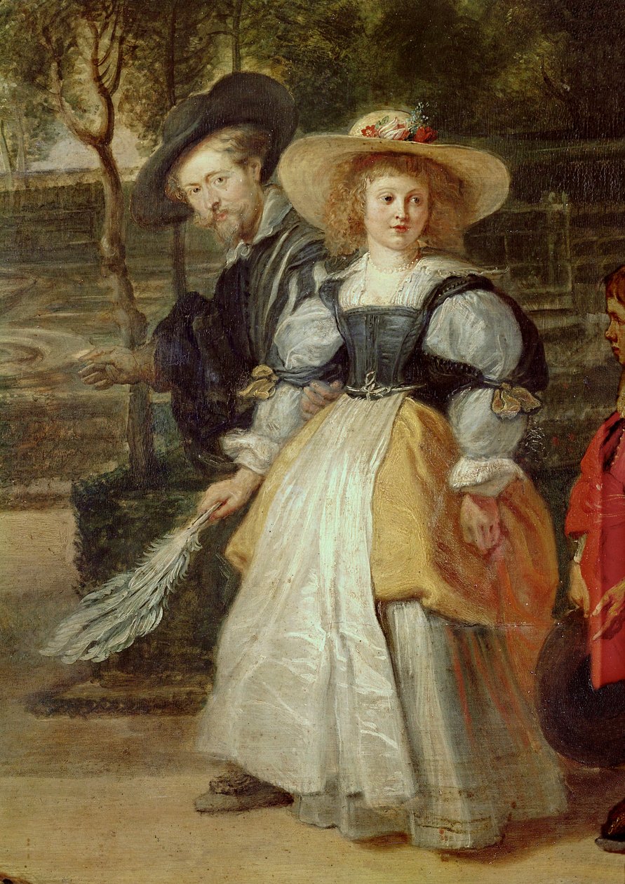 Rubens és második felesége, Helene Fourment a kertben (olaj, vászon) alkotó: Peter Paul Rubens
