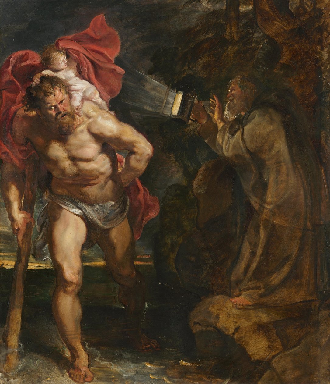 Szent Kristóf és a remete alkotó: Peter Paul Rubens