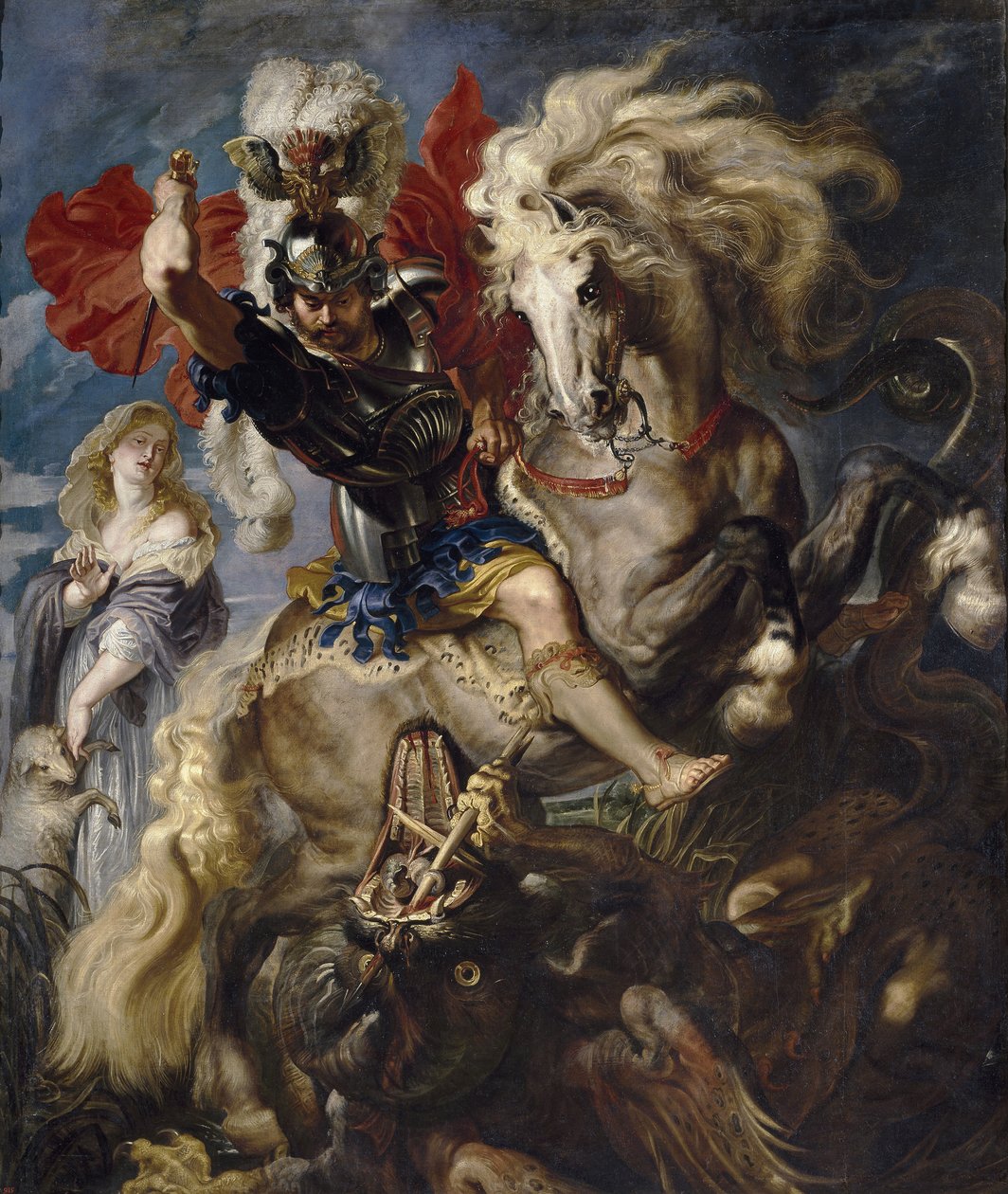 Szent György és a sárkány, 1606-1608 alkotó: Peter Paul Rubens