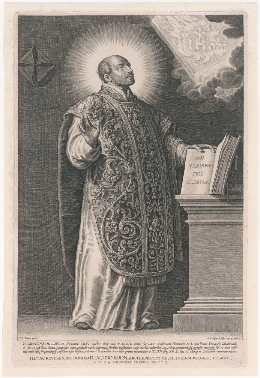 Loyolai Szent Ignác alkotó: Peter Paul Rubens