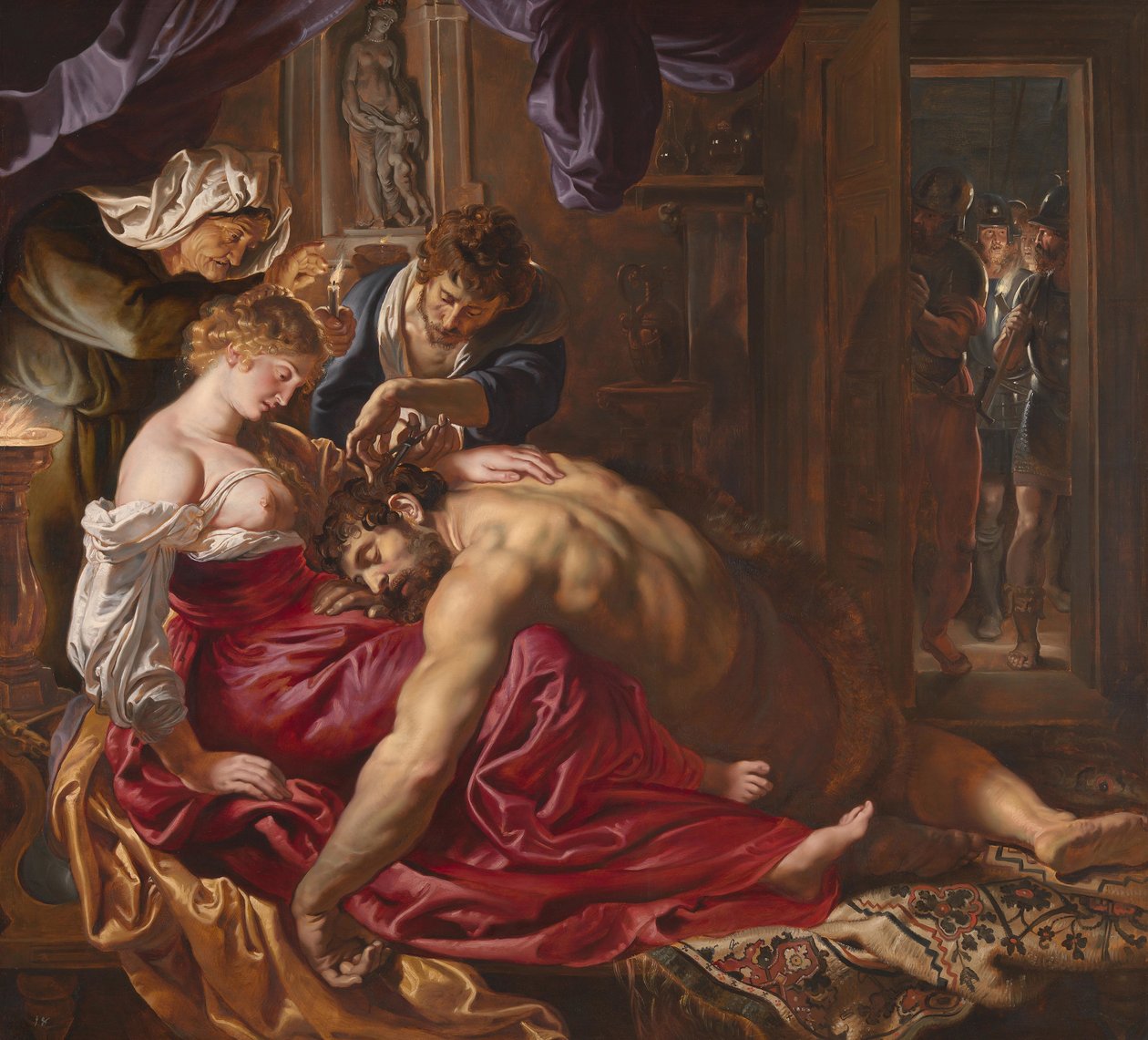Sámson és Delila, 1609 körül (olaj, panel) alkotó: Peter Paul Rubens
