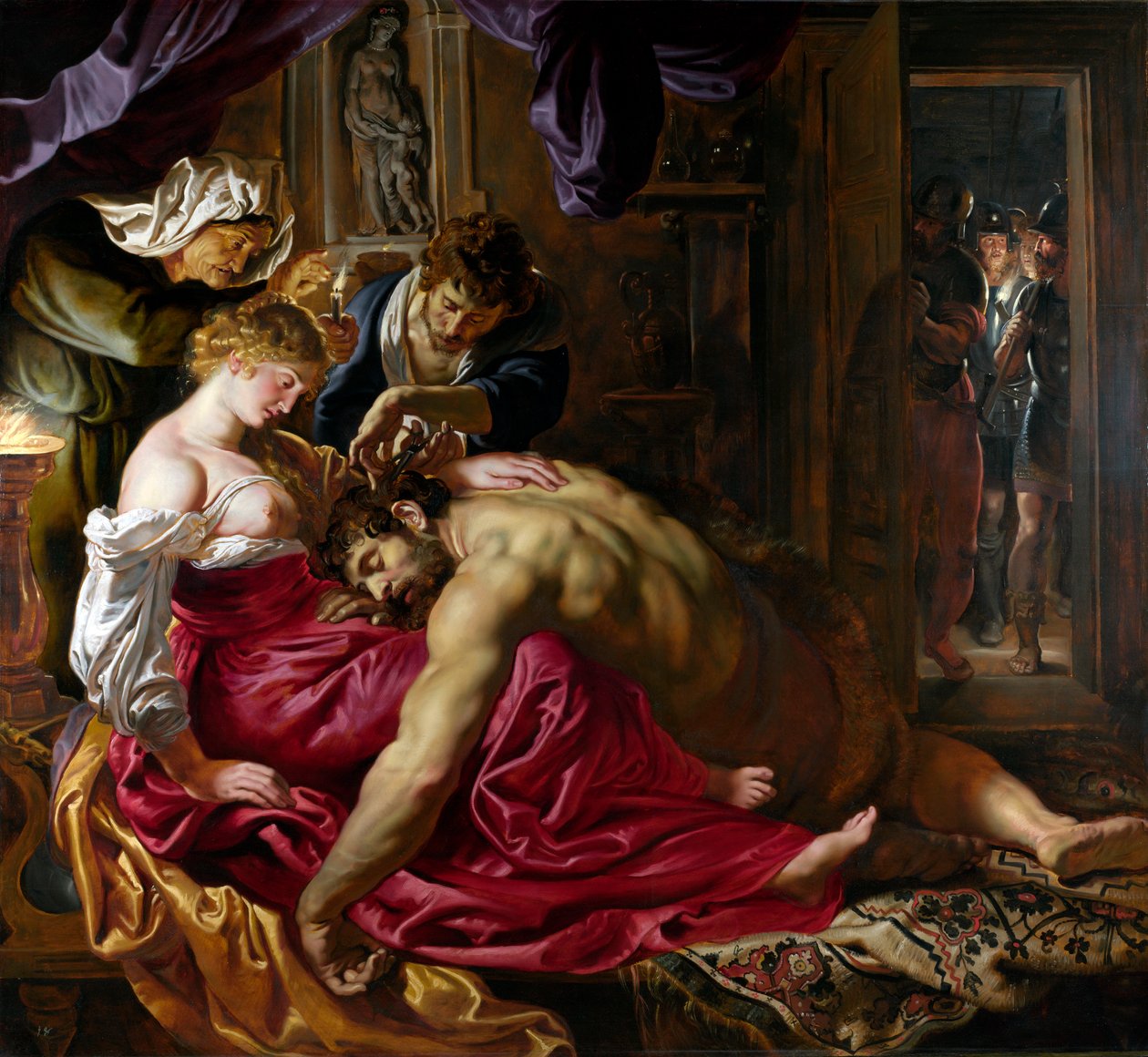 Sámson és Delila, c. 1610 alkotó: Peter Paul Rubens