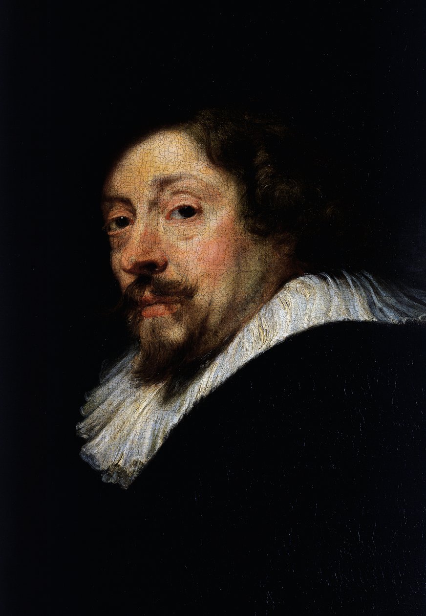 Önarckép, részlet, 1638 körül (olaj, vászon) alkotó: Peter Paul Rubens