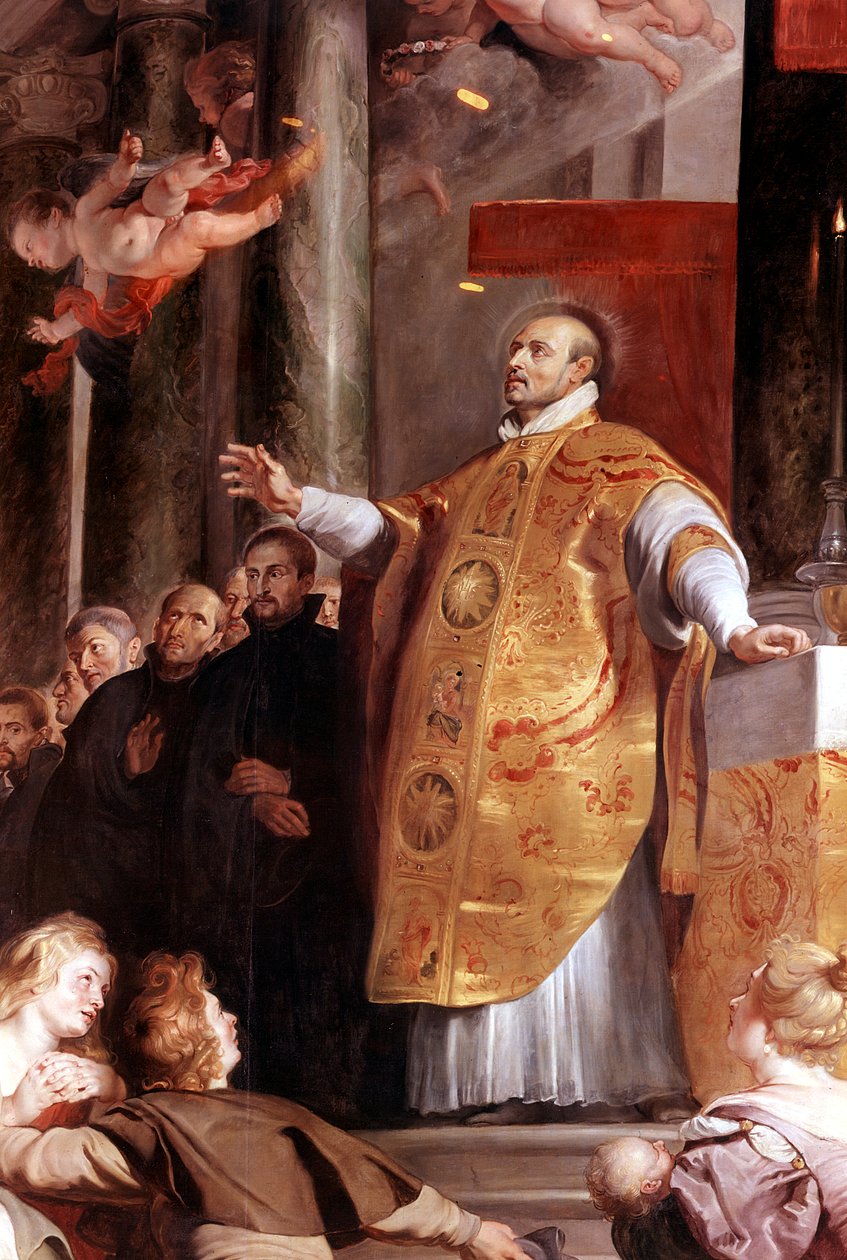Loyolai Szent Ignác, 16. századi spanyol katona és a jezsuiták alapítója, 1617-1618 alkotó: Peter Paul Rubens