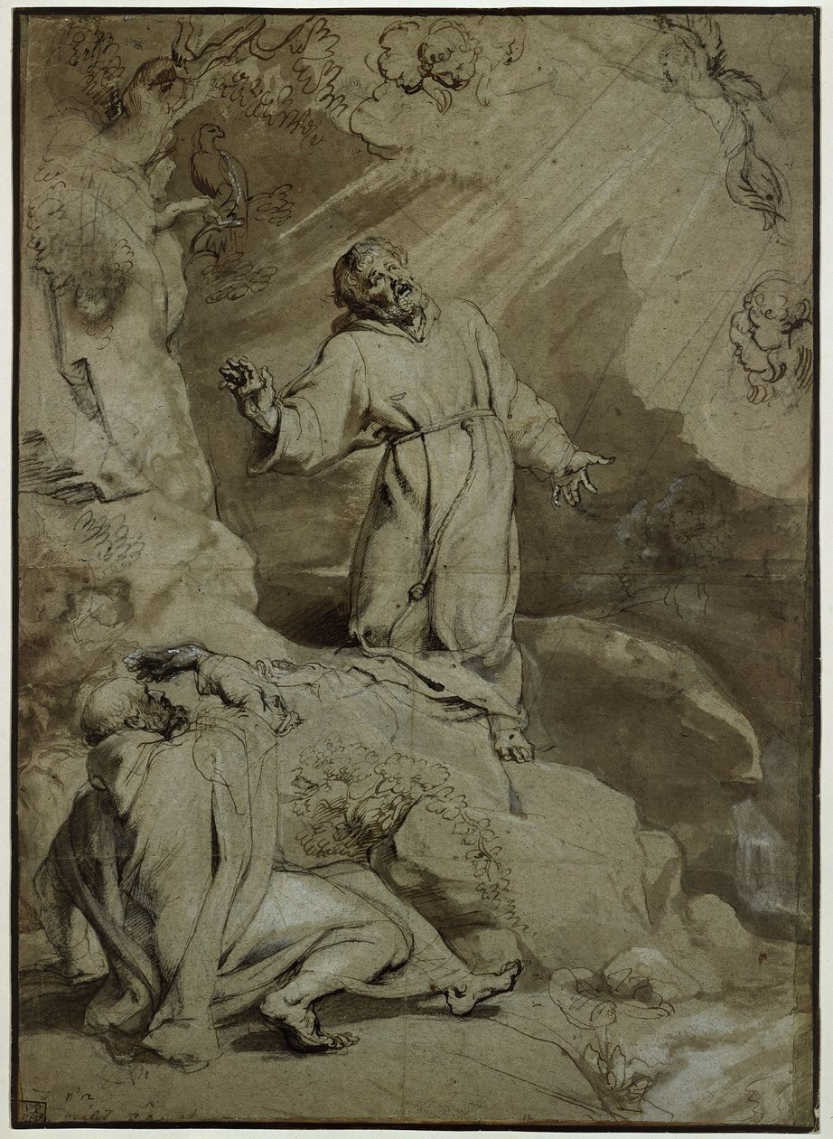 Assisi Szent Ferenc megbélyegzése alkotó: Peter Paul Rubens