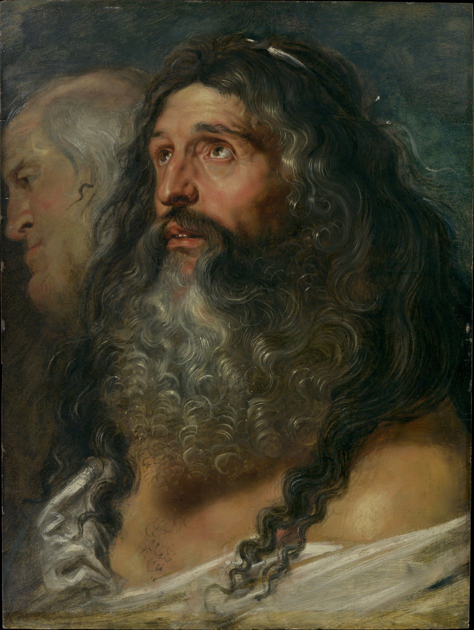 Két fej tanulmánya alkotó: Peter Paul Rubens