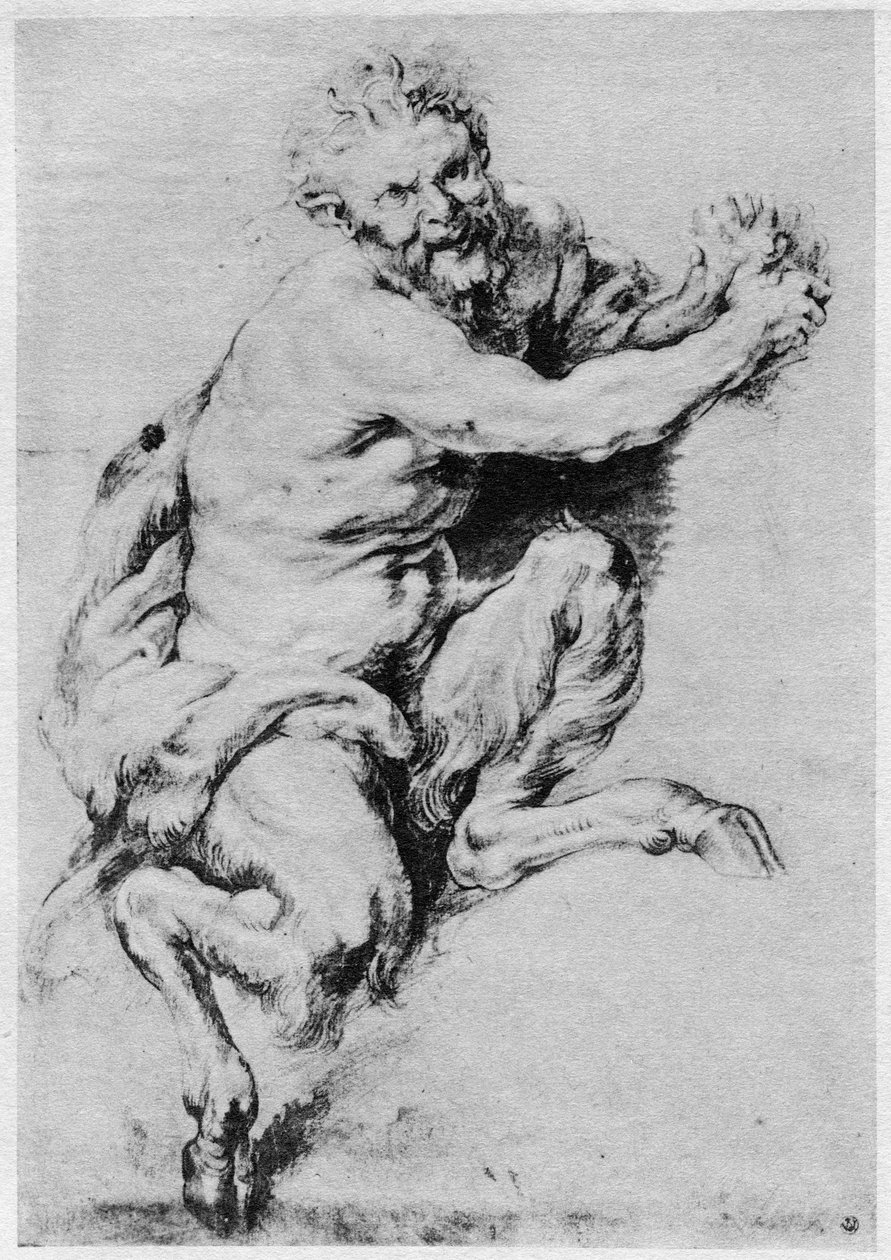 Tanulmány egy szatírról, 1913. alkotó: Peter Paul Rubens