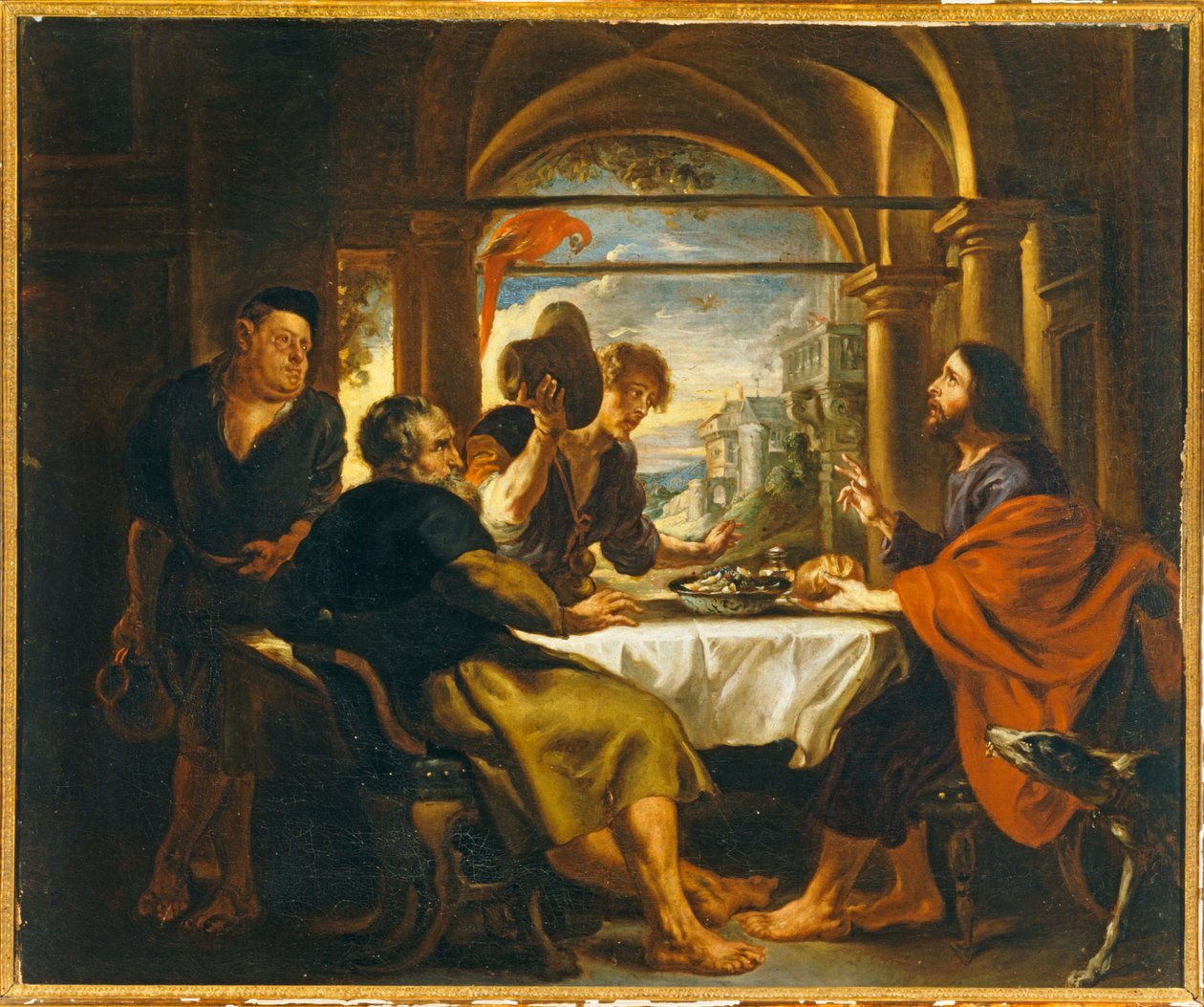 Emmausi vacsora (festmény) alkotó: Peter Paul Rubens