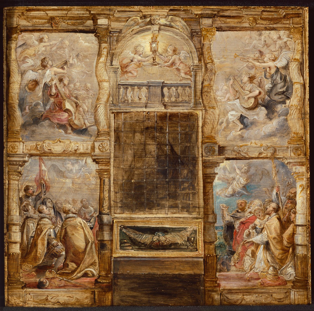 Az Eucharisztia imádása alkotó: Peter Paul Rubens