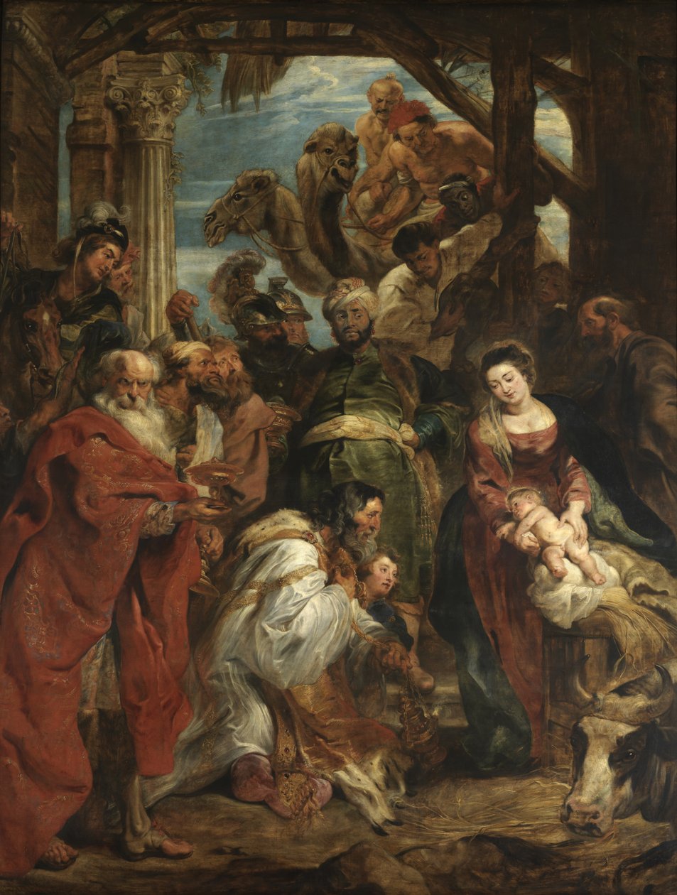 A mágusok imádása alkotó: Peter Paul Rubens