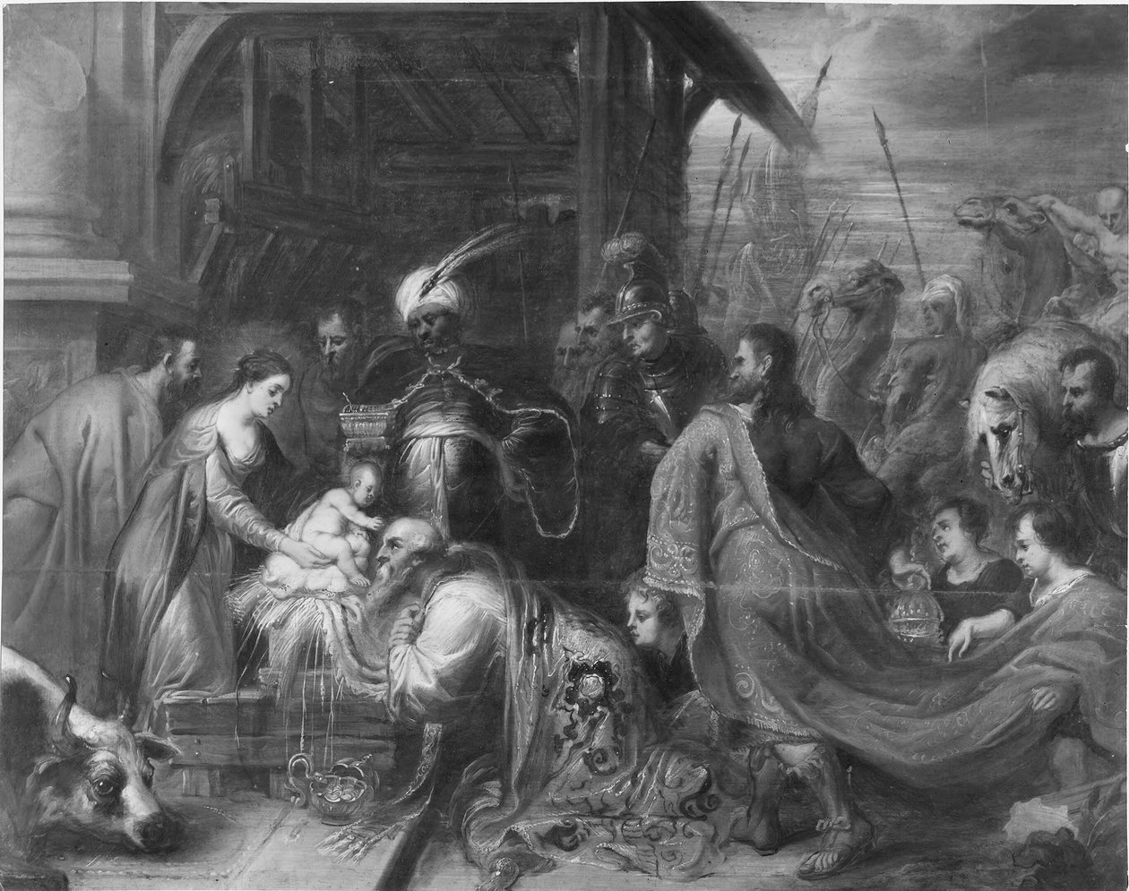 A napkeleti bölcsek imádása alkotó: Peter Paul Rubens
