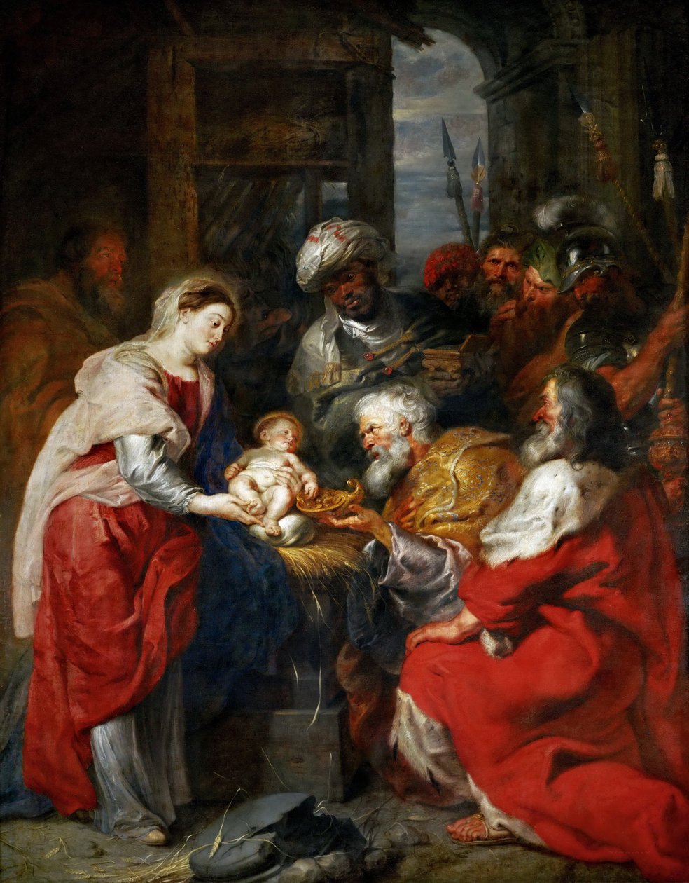 A mágusok imádása alkotó: Peter Paul Rubens