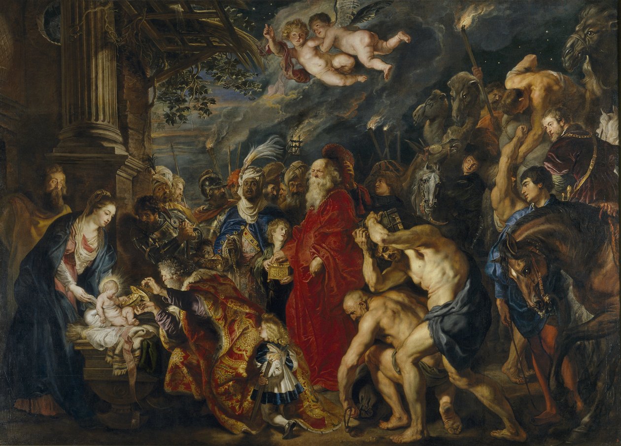 A mágusok imádása, 1610-1620 alkotó: Peter Paul Rubens
