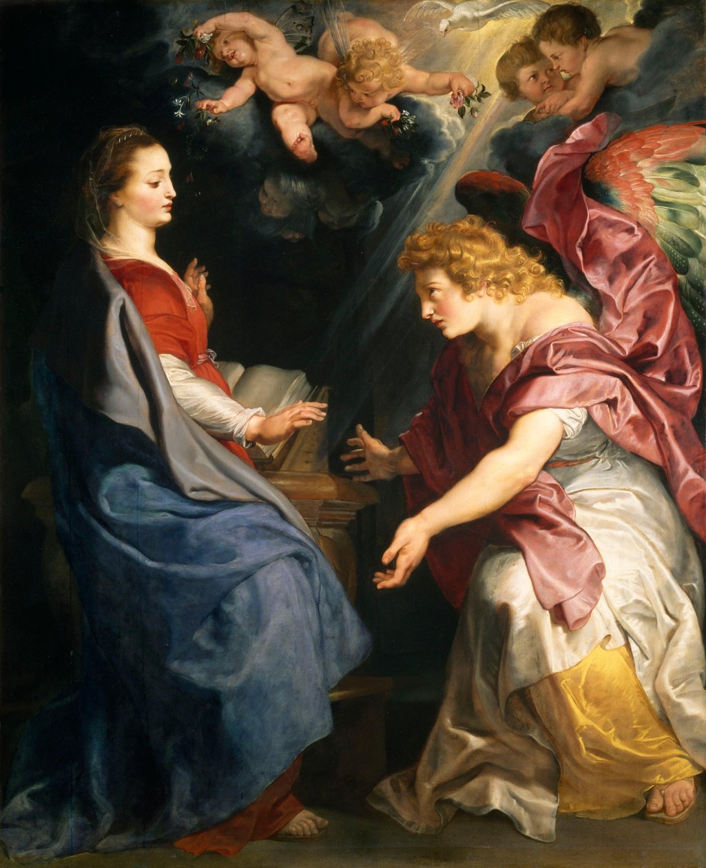 Az angyali üdvözlet alkotó: Peter Paul Rubens