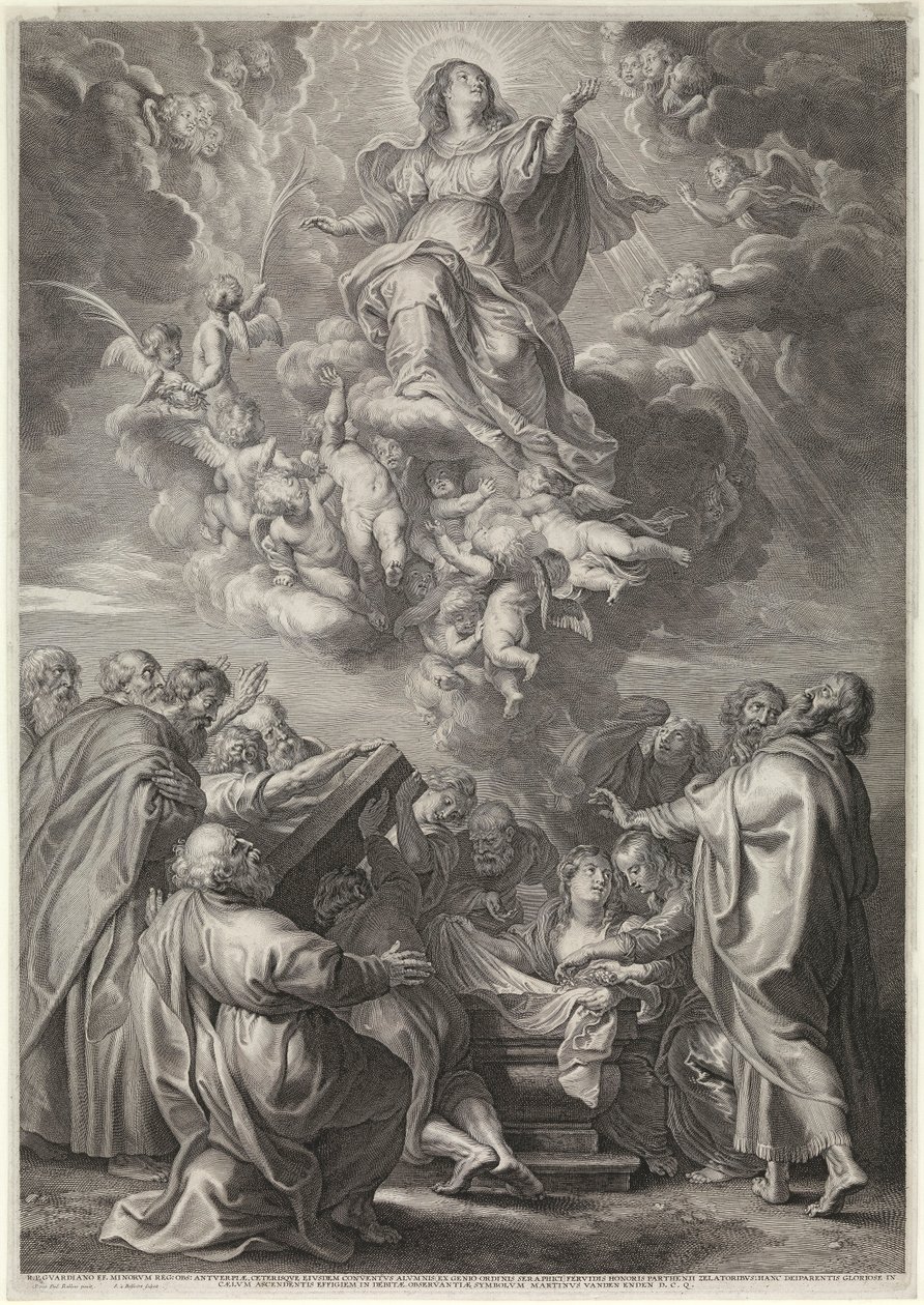 Mária mennybevétele alkotó: Peter Paul Rubens