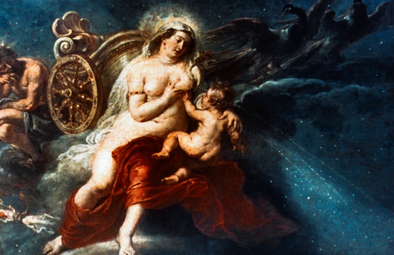 A Tejútrendszer születése, 1668 alkotó: Peter Paul Rubens