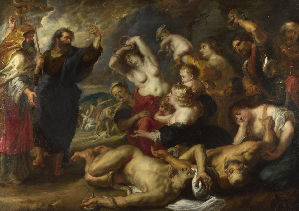 A réz kígyó, 1635-1640 alkotó: Peter Paul Rubens