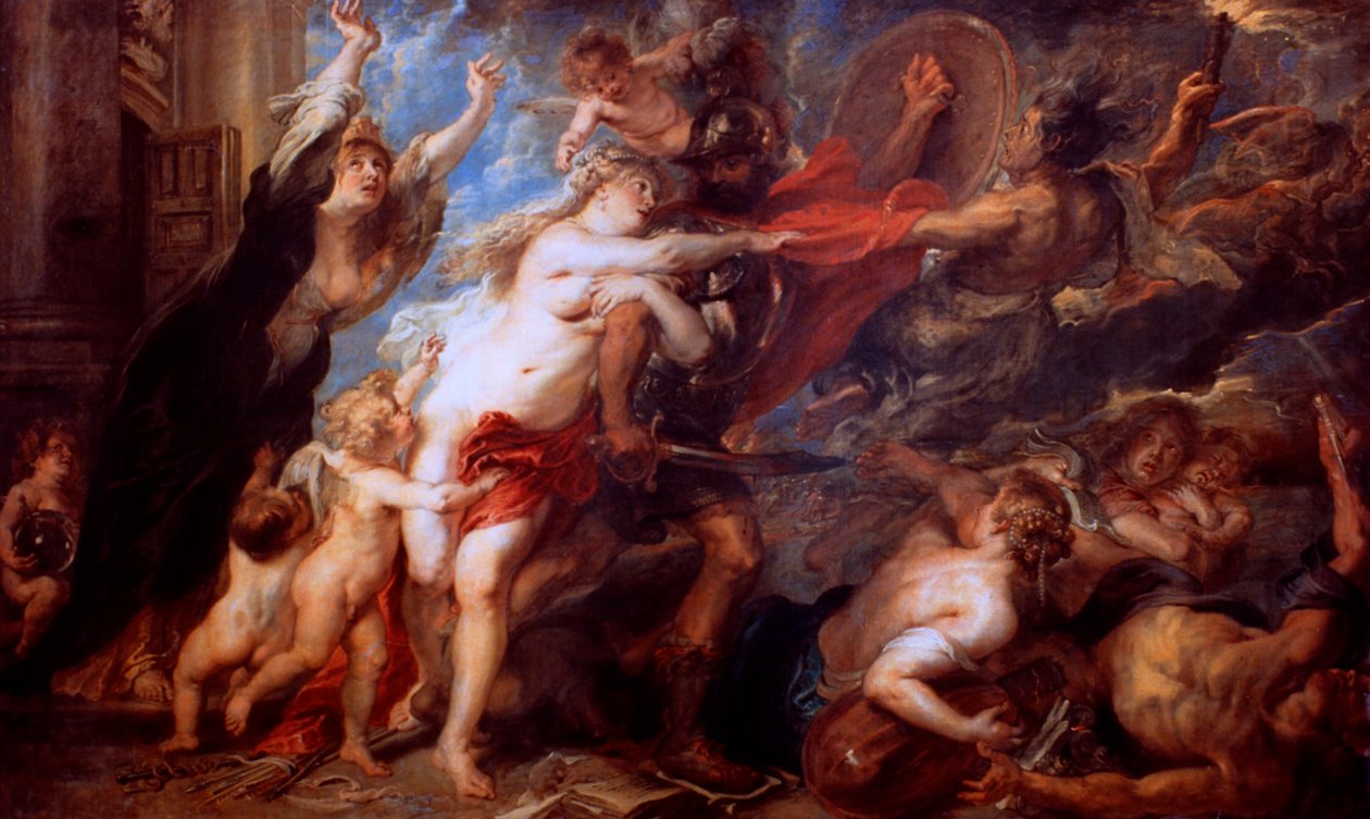 A háború következményei, 1638 alkotó: Peter Paul Rubens