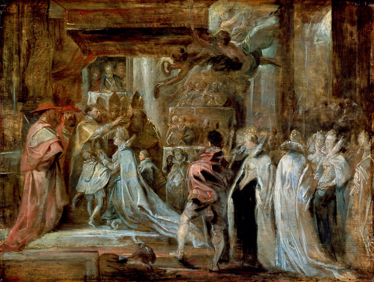 Marie de Medici megkoronázása, 1622. alkotó: Peter Paul Rubens