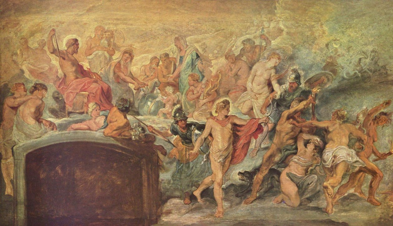 Az istenek tanácsa (vázlat a Medici-ciklushoz) 14. sz. alkotó: Peter Paul Rubens
