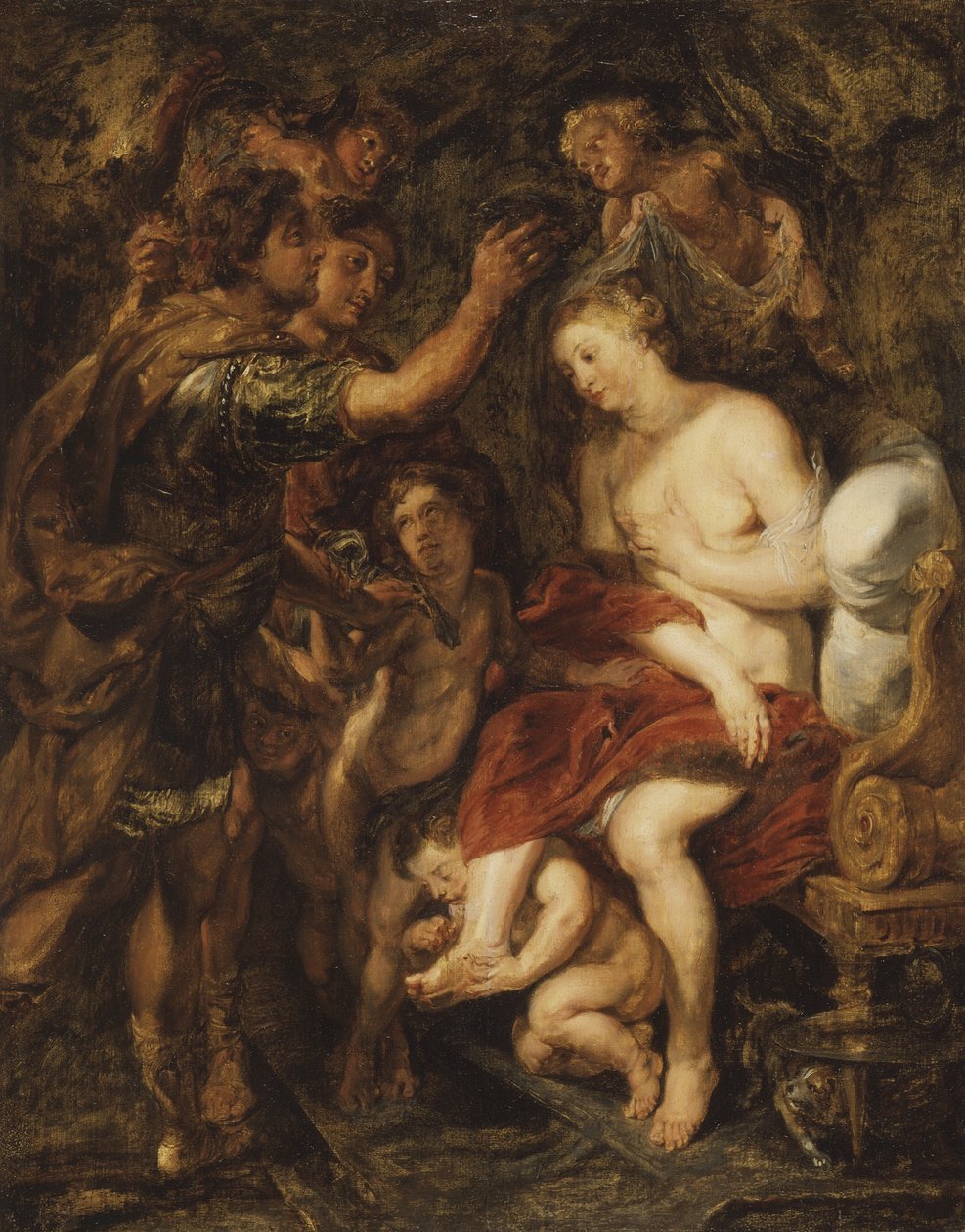 Roxana megkoronázása alkotó: Peter Paul Rubens