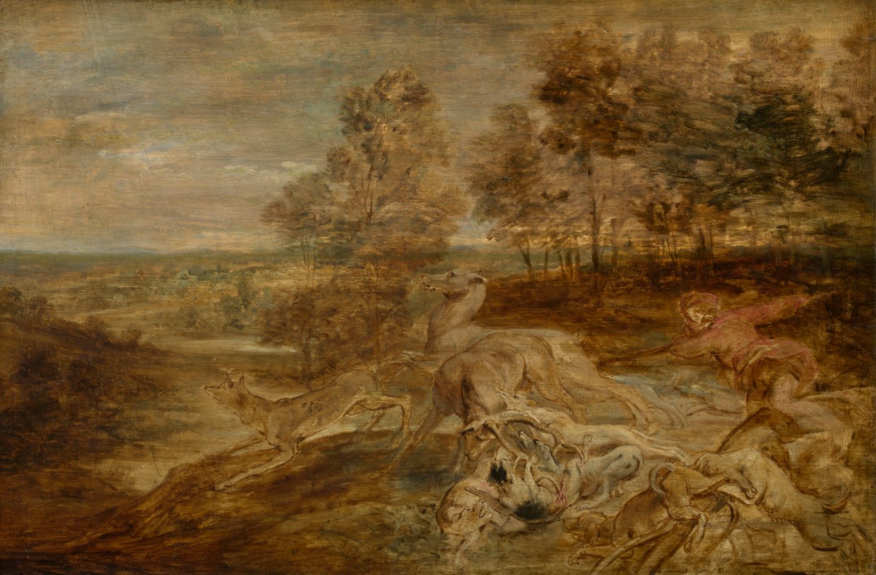 A szarvasvadászat alkotó: Peter Paul Rubens