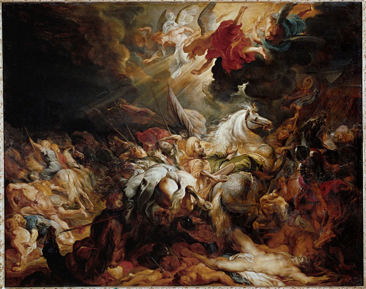 Sennacherib legyőzése (festmény tölgyfára) alkotó: Peter Paul Rubens