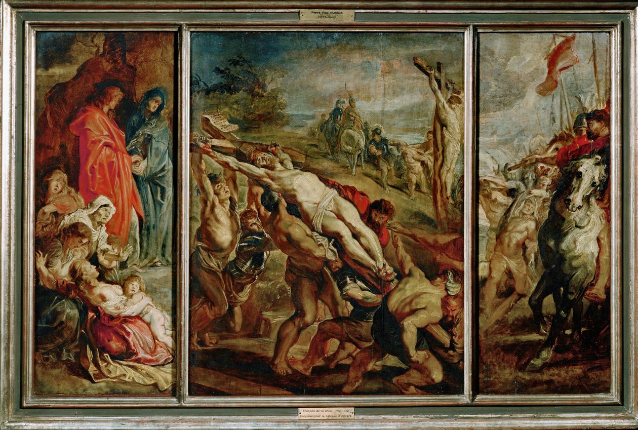 A kereszt megemelése alkotó: Peter Paul Rubens