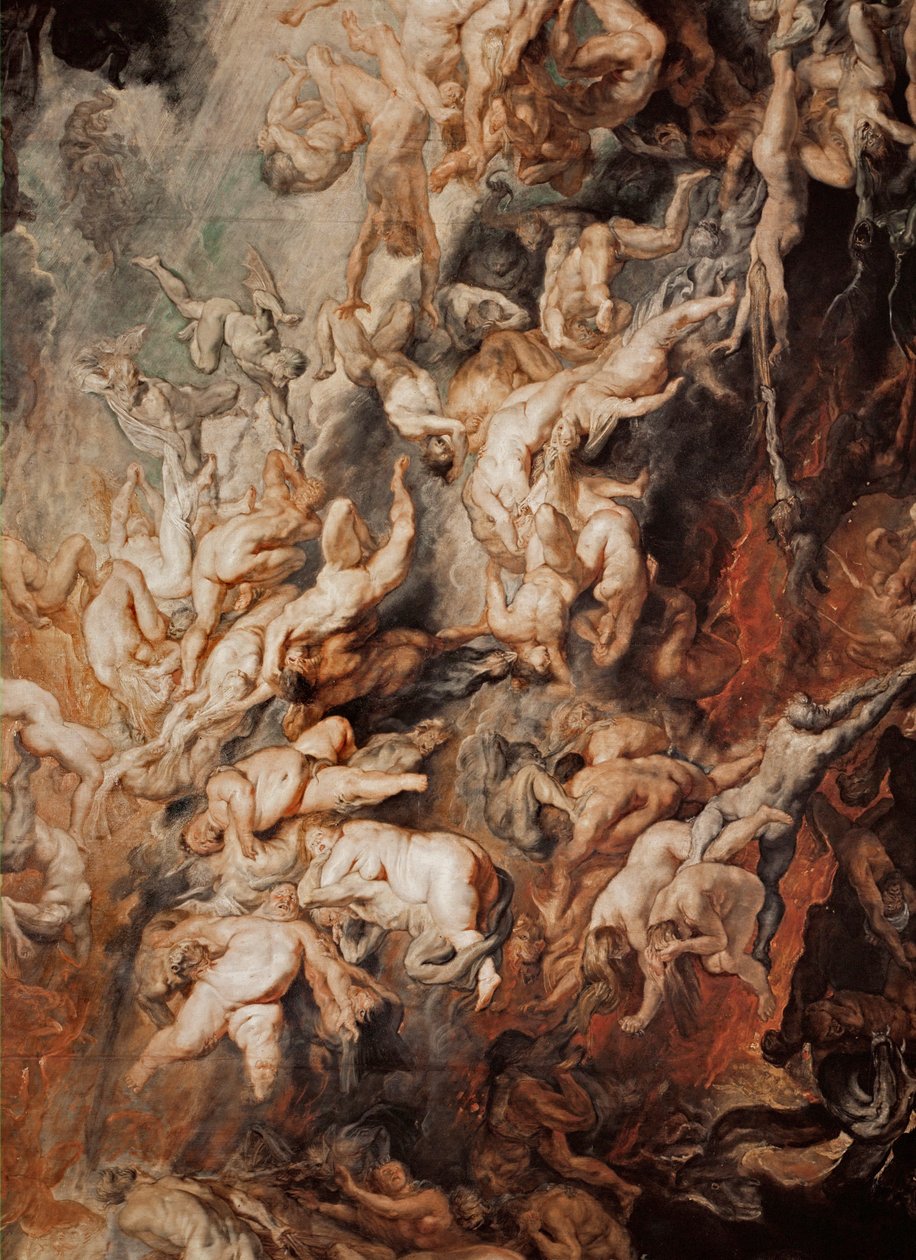 The Fall of the Damned (festmény tölgyfára) alkotó: Peter Paul Rubens