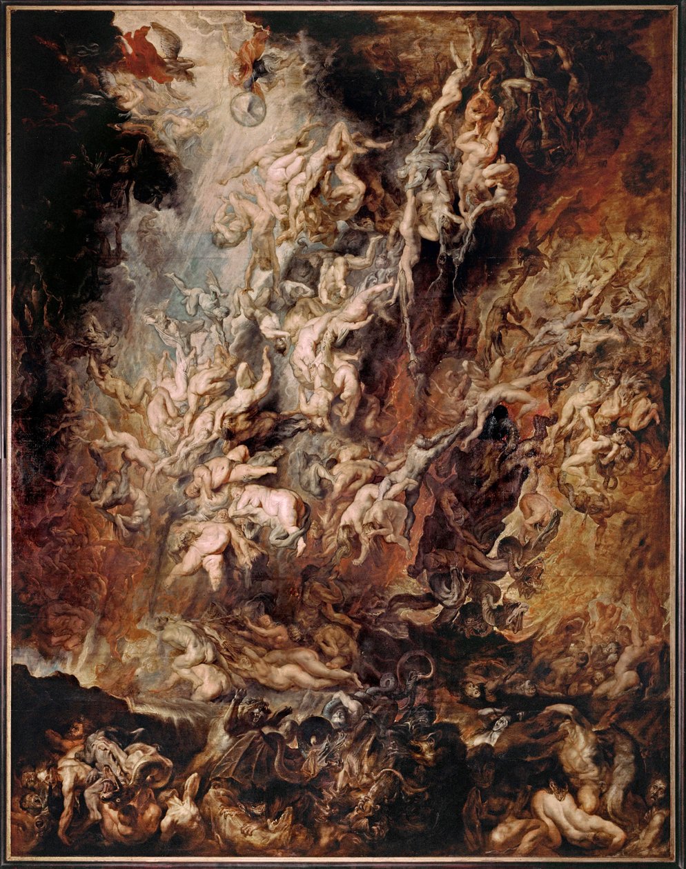 The Fall of the Damned (festmény tölgyfára) alkotó: Peter Paul Rubens